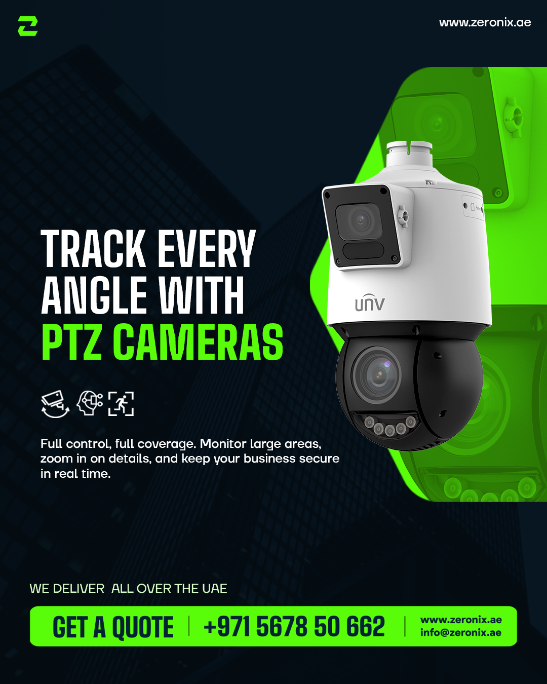 High Tech PTZ Camera